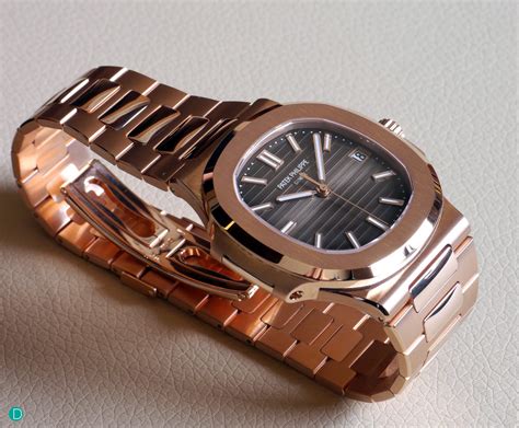 patek philippe nautilus rose gold purple dial